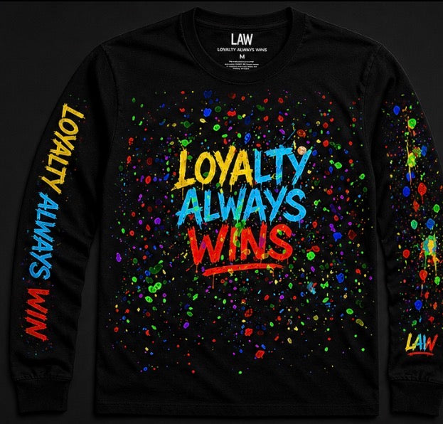 Paint Splash Collection Long Sleeve T Shirt